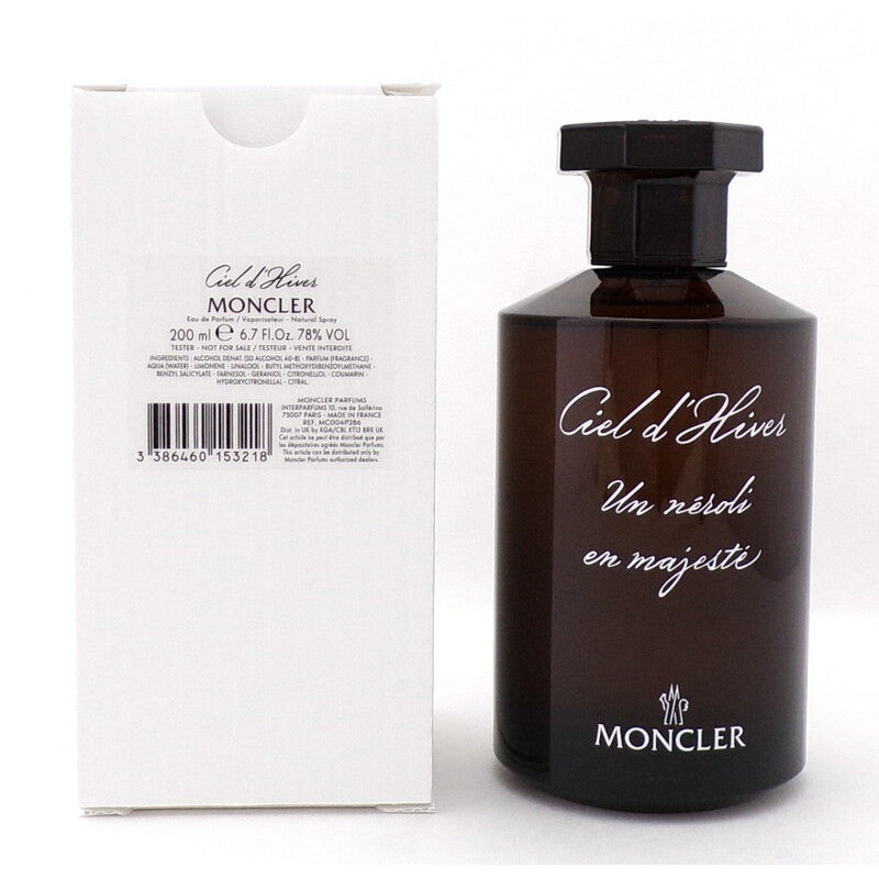 Moncler Unisex Ciel D'hiver EDP Spray 6.7 oz (Tester) Fragrances - Luxurious Fragrance Available Online in Hong Kong & China