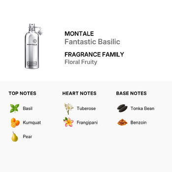 Montale Unisex Fantastic Basilic EDP Spray 3.4 oz (Wholesale) - Luxurious Fragrance Available Online in Hong Kong & China