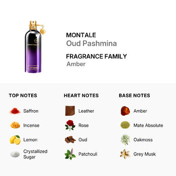 Montale Unisex Oud Pashmina EDP Spray 3.4 oz Fragrances (Wholesale) - Luxurious Fragrance Available Online in Hong Kong & China