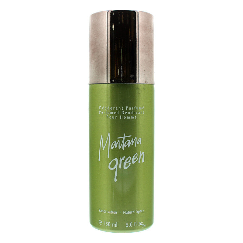 Montana Men's Green Deodorant Spray 5.0 oz Fragrances - Luxurious Fragrance Available Online in Hong Kong & China
