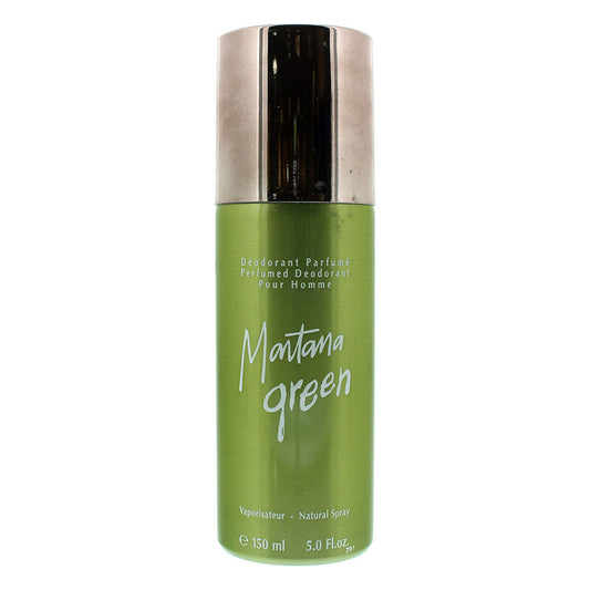Montana Men's Green Deodorant Spray 5.0 oz Fragrances - Luxurious Fragrance Available Online in Hong Kong & China