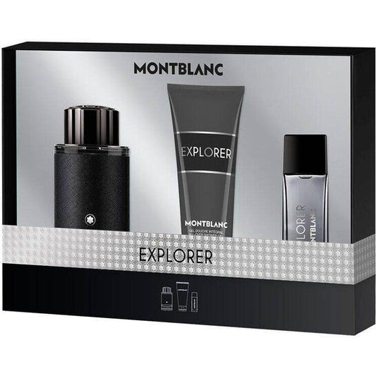 Montblanc Men's Explorer 3pcs EDP Gift Set Fragrances (Wholesale) - Luxurious Fragrance Available Online in Hong Kong & China
