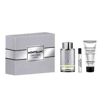 Montblanc Men's Explorer Platinum Eau De Perfume Spray Gift Set - Luxurious Fragrance Available Online in Hong Kong & China