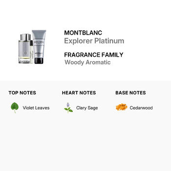 Montblanc Men's Explorer Platinum Eau De Perfume Spray Gift Set - Luxurious Fragrance Available Online in Hong Kong & China
