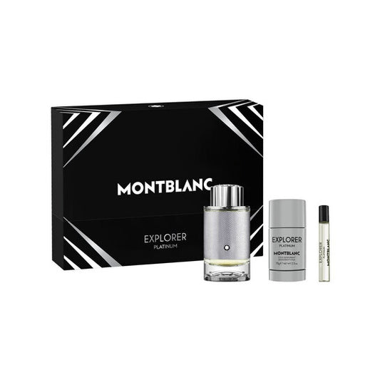 Montblanc Men's Explorer Platinum Gift Set Fragrances - Luxurious Fragrance Available Online in Hong Kong & China
