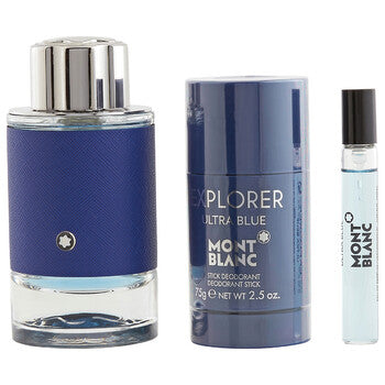 Montblanc Men's Explorer Ultra Blue Gift Set - Luxurious Fragrance Available Online in Hong Kong & China