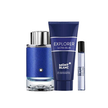 Montblanc Men's Explorer Ultra Blue Gift Set Fragrances (Wholesale) - Luxurious Fragrance Available Online in Hong Kong & China