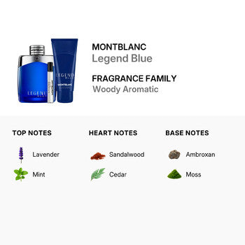 Montblanc Men's Legend Blue Gift Set - Luxurious Fragrance Available Online in Hong Kong & China