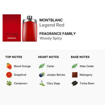 Montblanc Men's Legend Red EDP Spray 6.7 oz Fragrances (Wholesale) - Luxurious Fragrance Available Online in Hong Kong & China