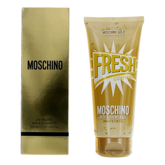 Moschino Ladies Fresh Couture Gold Shower Gel 6.7 oz - Luxurious Fragrance Available Online in Hong Kong & China