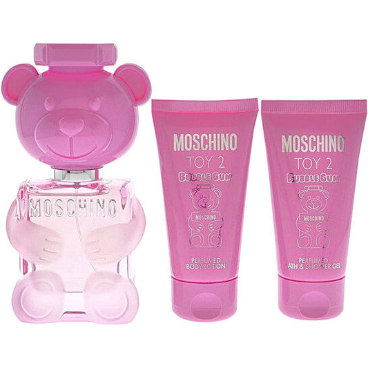 Moschino Unisex Toy 2 Bubble Gum 3pcs EDT Gift Set Fragrances (Wholesale) - Luxurious Fragrance Available Online in Hong Kong & China