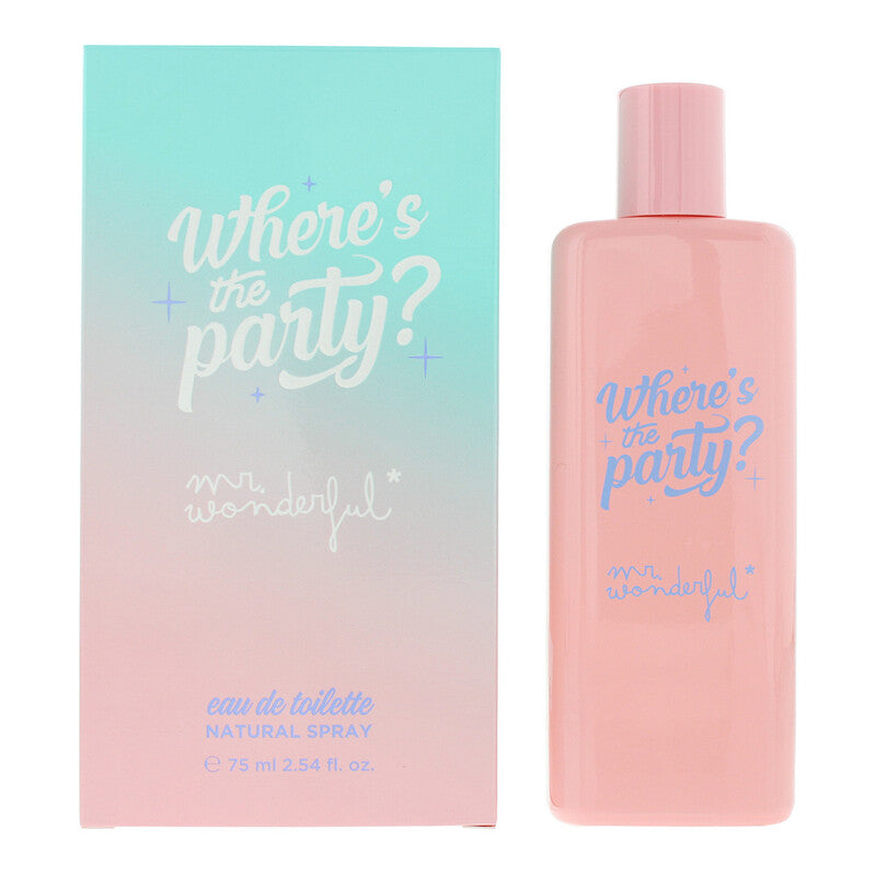 Mr Wonderful Ladies Where's The Party? EDT Spray 2.5 oz Fragrances - Luxurious Fragrance Available Online in Hong Kong & China