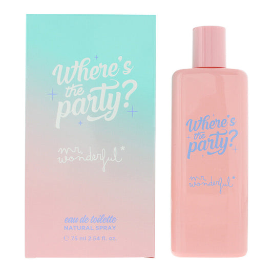 Mr Wonderful Ladies Where's The Party? EDT Spray 2.5 oz Fragrances - Luxurious Fragrance Available Online in Hong Kong & China