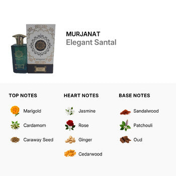 Murjanat Unisex Elegant Santal EDP Spray 3.4 oz (Wholesale) - Luxurious Fragrance Available Online in Hong Kong & China