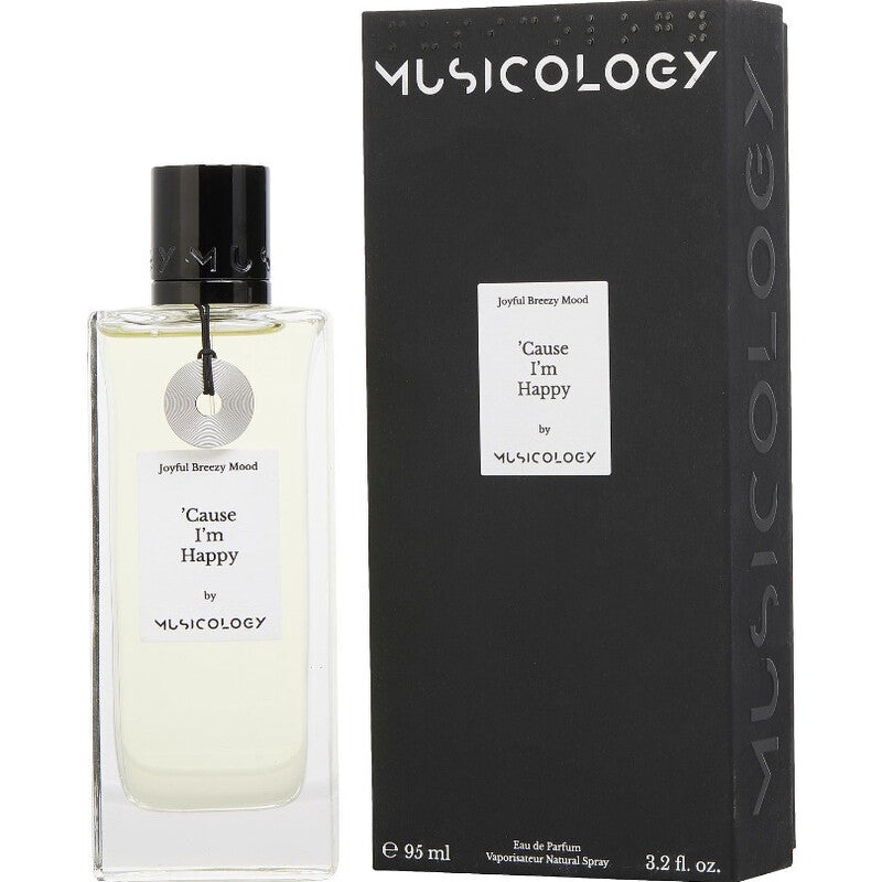 Musicology Unisex Cause I'm Happy EDP Spray 3.2 oz Fragrances (Wholesale) - Luxurious Fragrance Available Online in Hong Kong & China