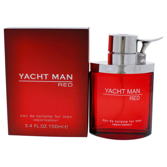 Myrurgia Men's Yacht Man Red EDT Spray 3.4 oz Fragrances (Wholesale) - Luxurious Fragrance Available Online in Hong Kong & China