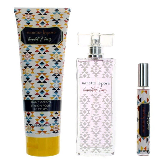 Nanette Lepore Ladies Beautiful Times Beautiful Times 3 oz Gift Set Sets - Luxurious Fragrance Available Online in Hong Kong & China