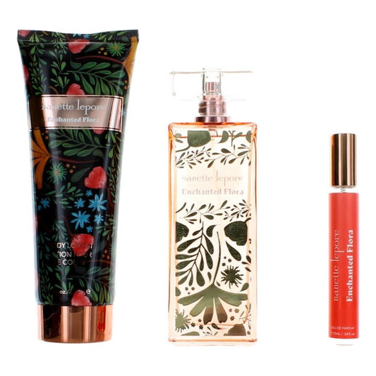 Nanette Lepore Ladies Enchanted Flora Gift Set Fragrances - Luxurious Fragrance Available Online in Hong Kong & China