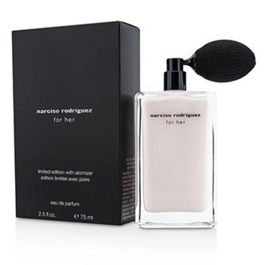 Narciso Rodriguez - For Her Eau De Parfum with Atomizer (Limited Edition)  75ml/2.5oz (Wholesale) - Luxurious Fragrance Available Online in Hong Kong & China