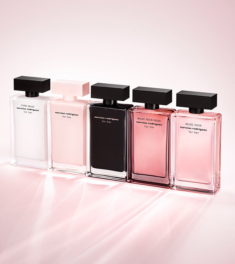 The Signiture and Popular Perfumes from the brand: Narciso Rodriguez Brand Sample Collection