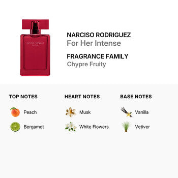 Narciso Rodriguez Ladies For Her Intense EDP Spray 1.7 oz Fragrances (Wholesale) - Luxurious Fragrance Available Online in Hong Kong & China