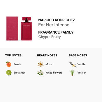 Narciso Rodriguez Ladies For Her Intense EDP Spray 3.38 oz - Luxurious Fragrance Available Online in Hong Kong & China