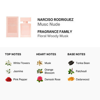 Narciso Rodriguez Ladies Musc Nude EDP Spray 1.0 oz - Luxurious Fragrance Available Online in Hong Kong & China