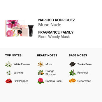 Narciso Rodriguez Ladies Musc Nude Gift Set - Luxurious Fragrance Available Online in Hong Kong & China