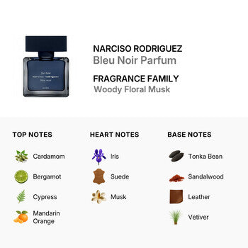 Narciso Rodriguez Men's Bleu Noir Parfum 1.69 oz Fragrances (Wholesale) - Luxurious Fragrance Available Online in Hong Kong & China