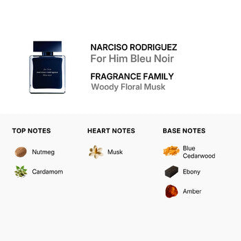 Narciso Rodriguez Men's Blue Noir EDT Spray 3.4 oz (Tester) (Wholesale) - Luxurious Fragrance Available Online in Hong Kong & China
