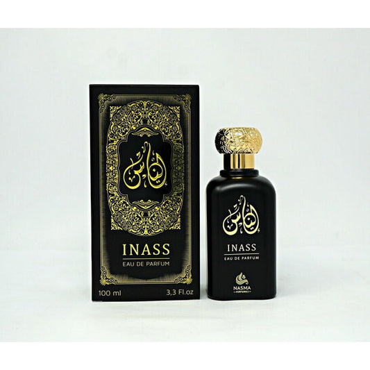 Nasma Perfumes Men's Inass EDP Spray 3.3 oz Fragrances (Wholesale) - Luxurious Fragrance Available Online in Hong Kong & China