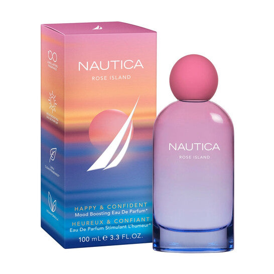Nautica Ladies Rose Island Happy & Confident EDP Spray 3.4 oz Fragrances - Luxurious Fragrance Available Online in Hong Kong & China
