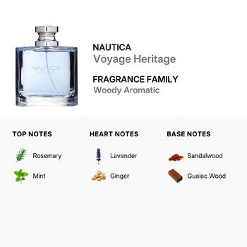 Nautica Men's Voyage Heritage EDT Spray 3.4 oz (Tester) - Luxurious Fragrance Available Online in Hong Kong & China