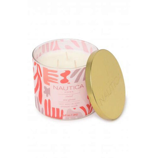 Nautica Unisex Coral Sea Grass 411g Scented Candle (Wholesale) - Luxurious Fragrance Available Online in Hong Kong & China