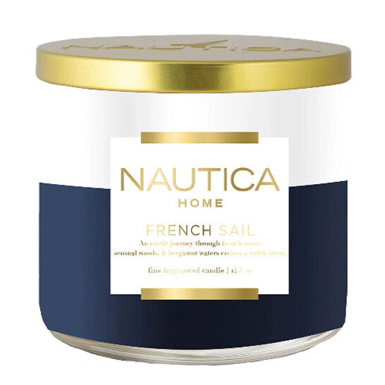 Nautica Unisex French Sail 411G Scented Candle - Luxurious Fragrance Available Online in Hong Kong & China