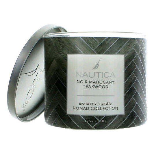 Nautica Unisex Noir Mahogany Teakwood 411g Scented Candle (Wholesale) - Luxurious Fragrance Available Online in Hong Kong & China