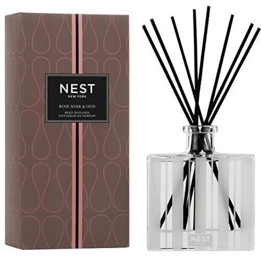 Nest Fragrances Rose Noir & Oud Reed Diffuser 5.9 oz - Luxurious Fragrance Available Online in Hong Kong & China