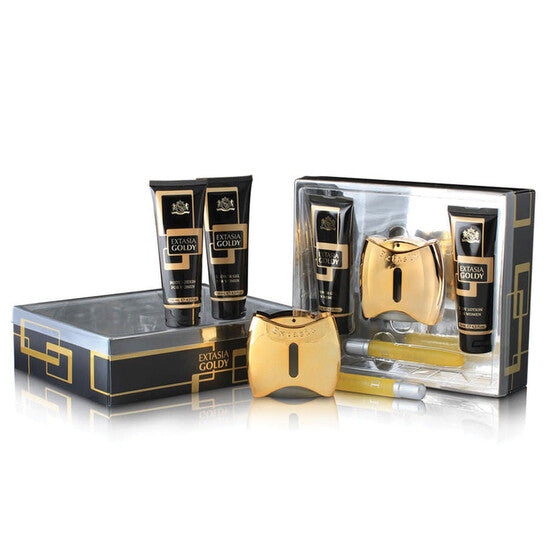 New Brand Ladies Extasia Goldy Gift Set Fragrances (Wholesale) - Luxurious Fragrance Available Online in Hong Kong & China
