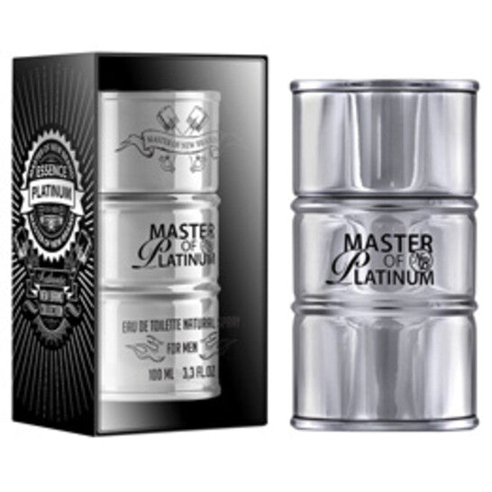 New Brand Men's Master Platinum EDT Spray 3.4 oz Fragrances (Wholesale) - Luxurious Fragrance Available Online in Hong Kong & China