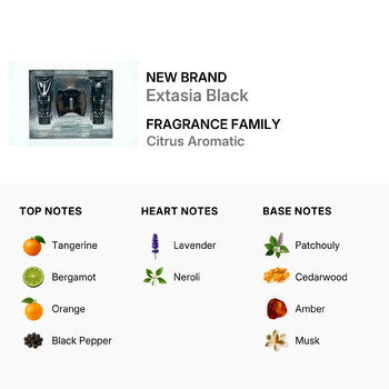 New Brand Men's Prestige Extasia Black Gift Set - Luxurious Fragrance Available Online in Hong Kong & China