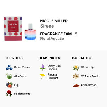 Nicole Miller Ladies Sirene EDP Spray 3.4 oz Fragrances - Luxurious Fragrance Available Online in Hong Kong & China