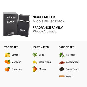 Nicole Miller Men's Nicole Miller Black EDT Spray 3.4 oz (Wholesale) - Luxurious Fragrance Available Online in Hong Kong & China