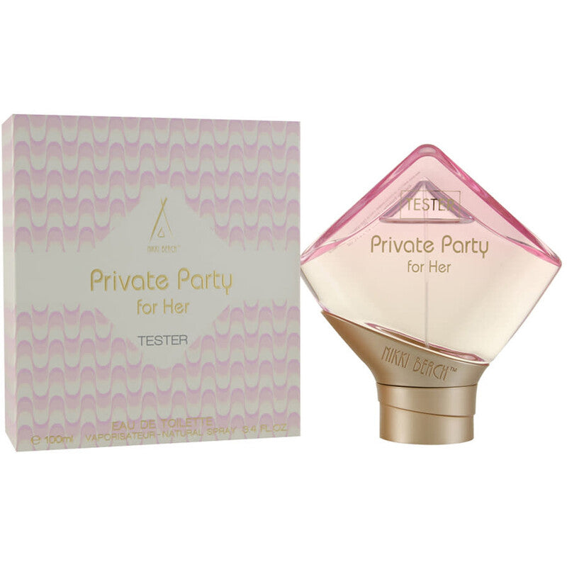Nikki Beach Ladies Private Party EDT Spray 3.38 oz (Tester) Fragrances - Luxurious Fragrance Available Online in Hong Kong & China