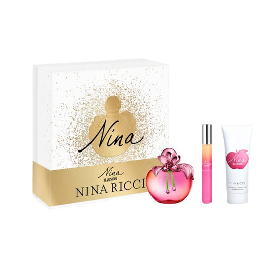 Nina Ricci Ladies Nina Illusion Gift Set Fragrances - Luxurious Fragrance Available Online in Hong Kong & China