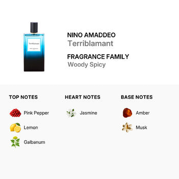 Nino Amaddeo Terriblamant Eau De Parfum Spray 3.3 oz (100 ml) (Wholesale) - Luxurious Fragrance Available Online in Hong Kong & China