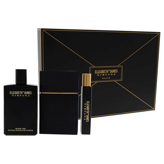 Elizabeth And James Nirvana Black by Elizabeth and James for Women - 3 Pc Gift Set 1.7oz EDP Spray, 0.34oz EDP Rollerball, 3.4oz Body Oil - Luxurious Fragrance Available Online in Hong Kong & China