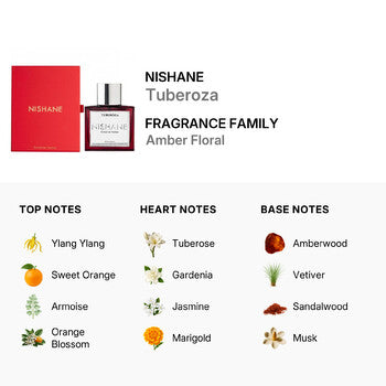 Nishane Unisex Tuberoza Extrait de Parfum Spray 1.7 oz - Luxurious Fragrance Available Online in Hong Kong & China