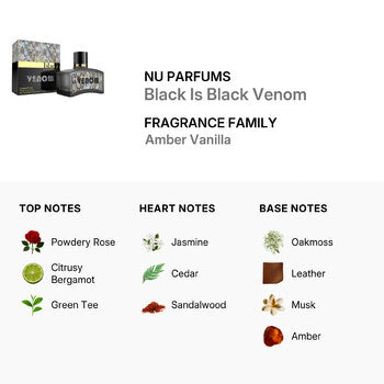 Nu Parfums Men's Black Is Black Venom EDT Spray 3.3 oz (Wholesale) - Luxurious Fragrance Available Online in Hong Kong & China