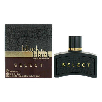 Nu Parfums Men's Black Is Black Select EDT 3.4 oz - Luxurious Fragrance Available Online in Hong Kong & China