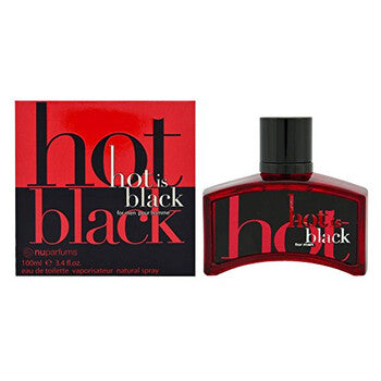 Nu Parfums Men's Hot Is Black EDT Spray 3.4 oz - Luxurious Fragrance Available Online in Hong Kong & China